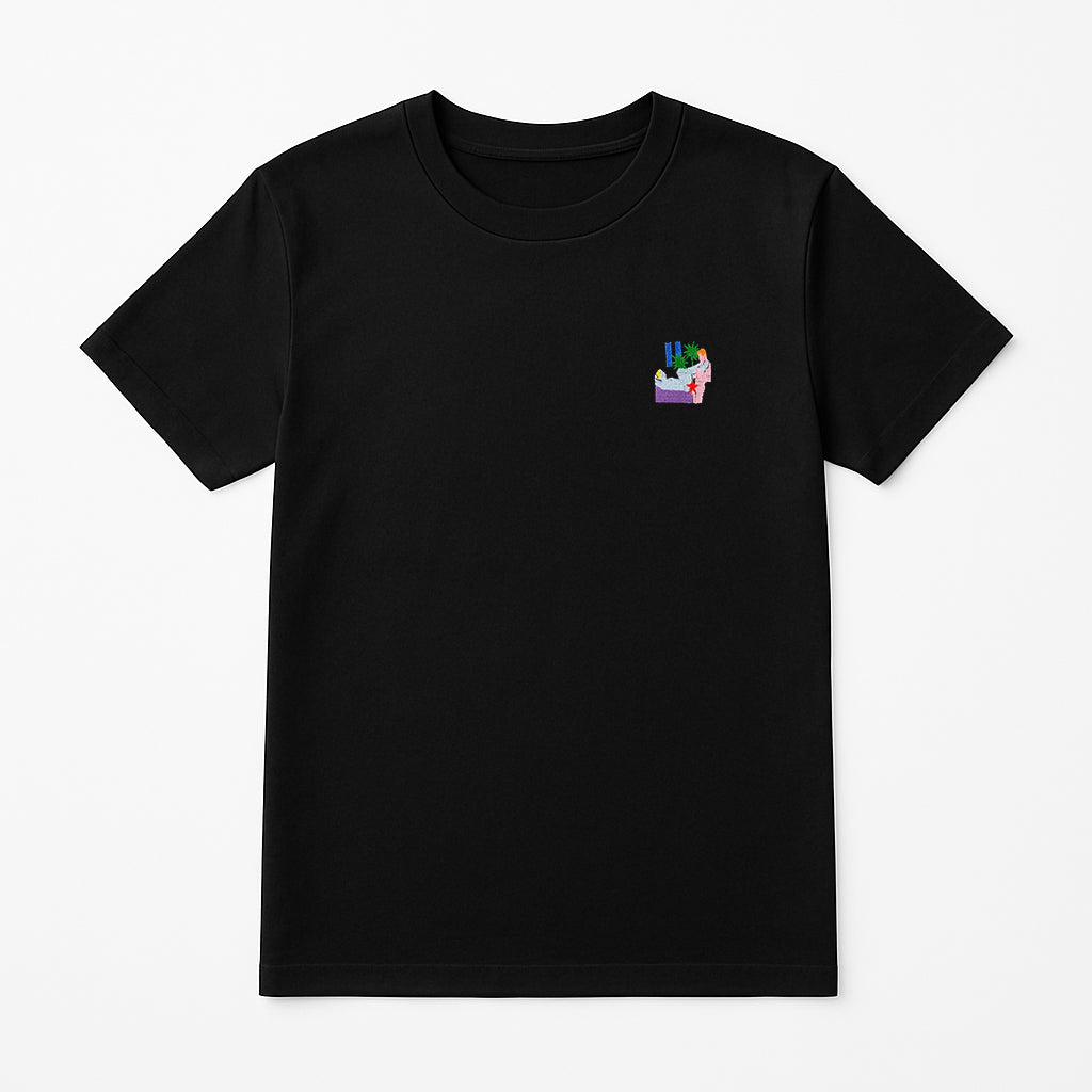 table - embroidered shirt