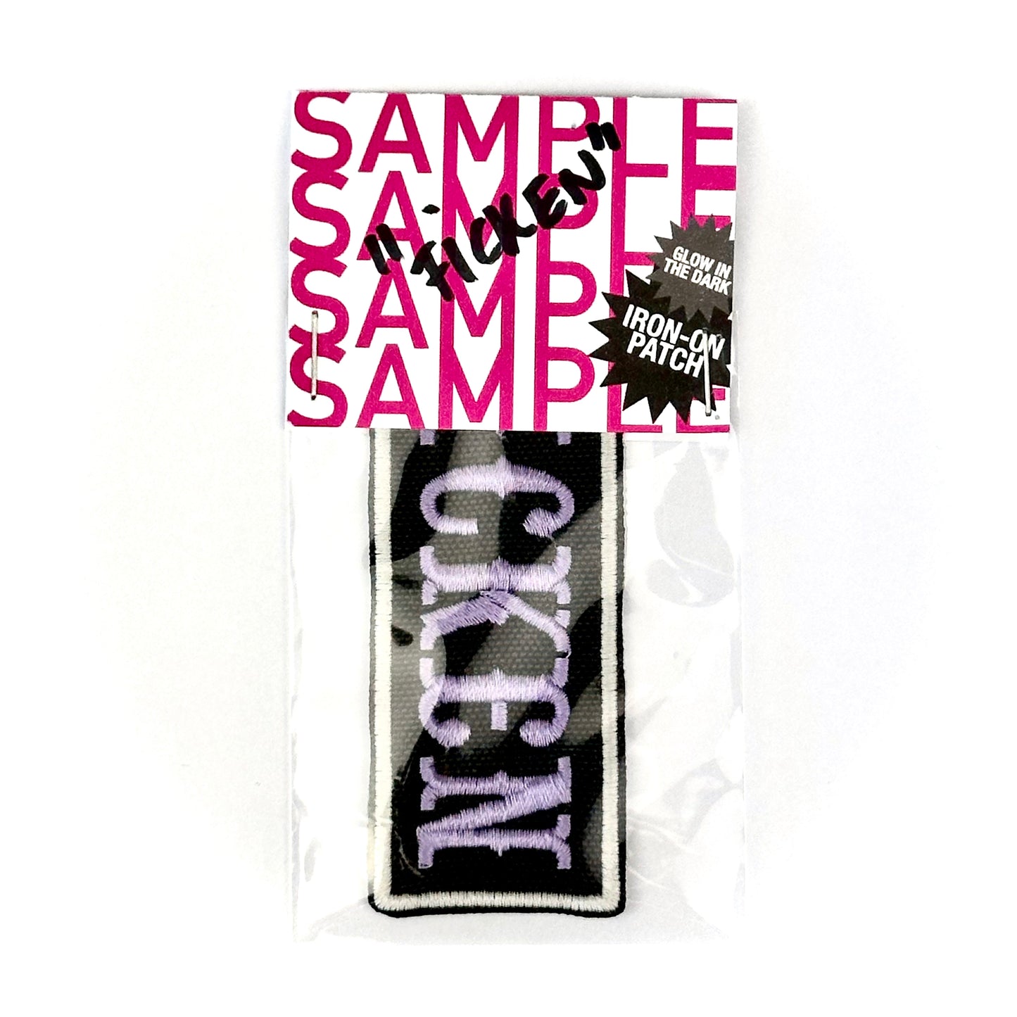 sample f***** - iron on patch