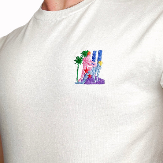 bed - embroidered shirt