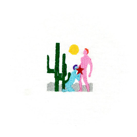 desert - embroidered shirt
