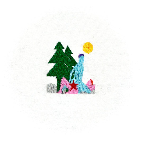 woods - embroidered shirt