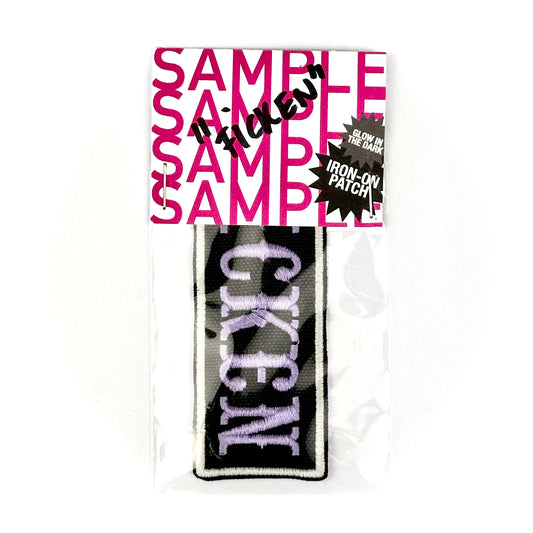 sample f***** - iron on patch