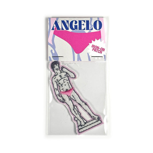 angelo - iron on patch