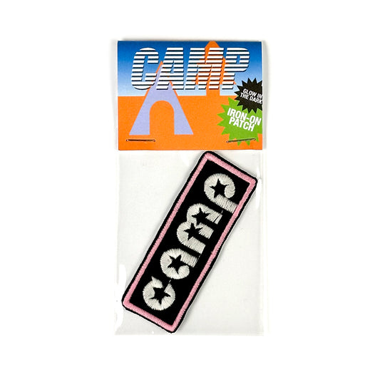 camp - iron on patch